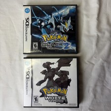 Lotto Bundle Pokemon Bianco e Nero 2 Versione Autentici In Scatola Originale Nintendo DS