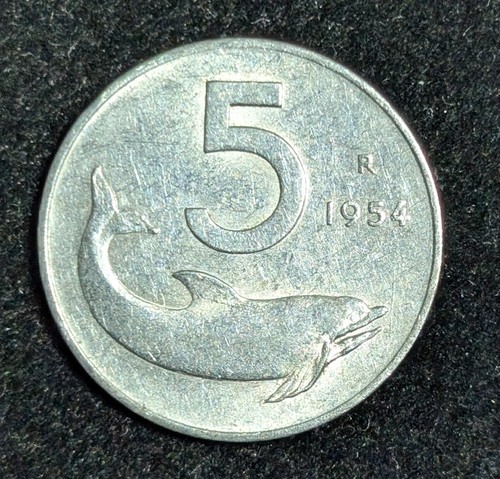 1954 italy lire circulated - 1954, r