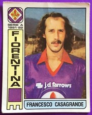FIORENTINA, FRANCESCO CASAGRANDE *FIGURINA N.140* PANINI COLLEZIONE 1981/1982