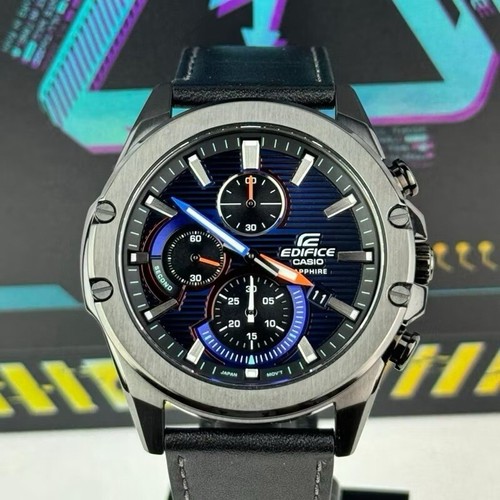 Casio edifice neon - neon, night