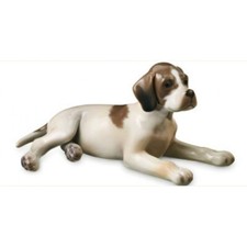 Royal Copenhagen Statuina Cucciolo di Pointer