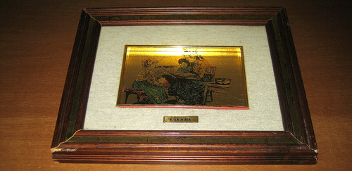 Quadro serigrafia foglia oro - serigrafia,