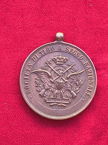 Medaglia società tiro segno - medaglia, a