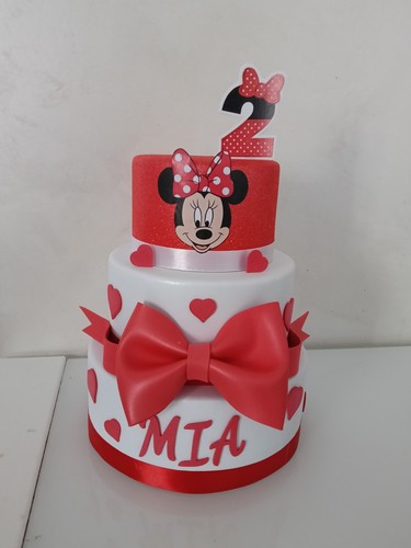 Torta scenografica minnie - torta,