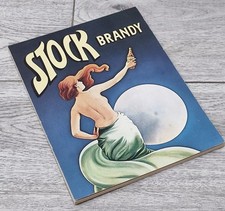 STOCK BRANDY DISTILLERIE TRIESTE BLOCK NOTES SCRAP BOOK PROMO VINTAGE ANNI 70/80