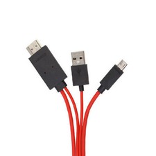 CAVO ADATTATORE HDMI HDTV 1080P MHL Micro USB PER SAMSUNG GALAXY S3 S4 S5 NOTE 2,3