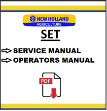 New Holland TN75FA Tractors Service Repair Operators Owners Shop Manual PDF USB