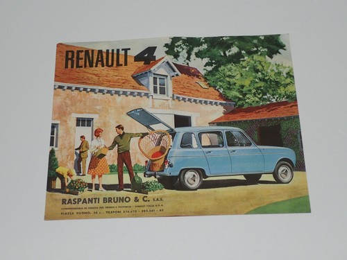 Renault brochure depliant - brochure,