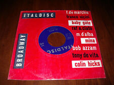 Italdisc Broadway mina La notte - Il cielo in una stanza 45 giri lp 