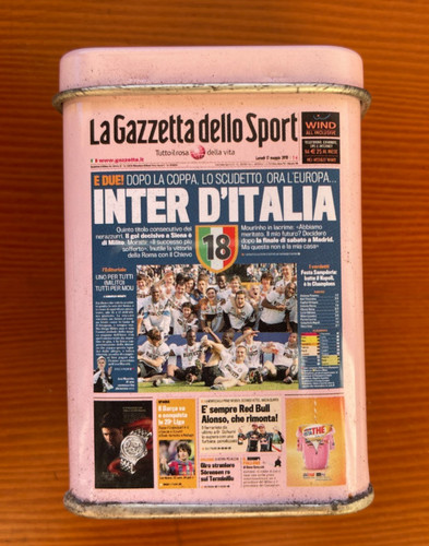 Scatola latta pastiglie - scatola,