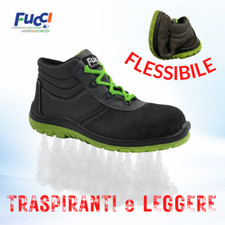 Scarpe antinfortunistica alte Fucci S1P SRC Uomo Donna da lavoro leggere
