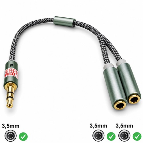 Audio aux splitter - audio, y-splitter