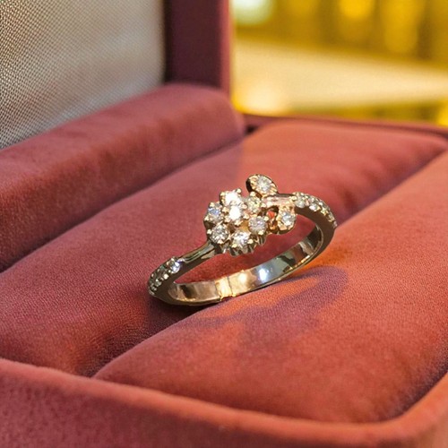 Anello fidanzamento classy - di,