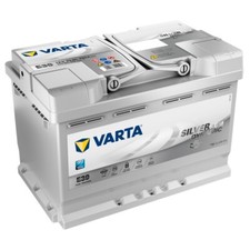 BATTERIA AUTO AGM START&STOP VARTA E39 12V 70Ah AMPERE 760A SPUNTO