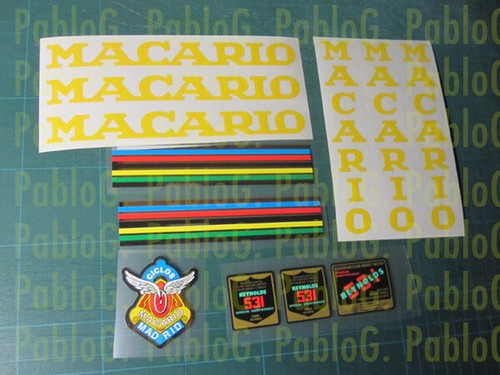 Ciclos macario kit vinilo - ciclos,