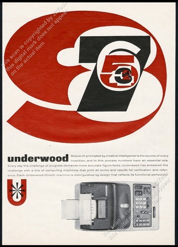 1961 olivetti underwood - 1961,