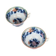 Antiche tazze da the in porcellana cinese - due pezzi