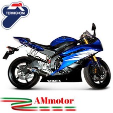 Termignoni Yamaha Yzf R6 2006 Terminale Di Scarico Per Moto Gp Round Carbonio