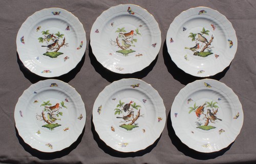 Herend rothschild assiettes - rothschild,