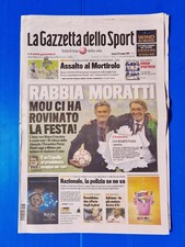 GAZZETTA DELLO SPORT 28 MAGGIO 2010 MOURINHO-INTER-RONALDINHO-MORTIROLO-CAPELLO