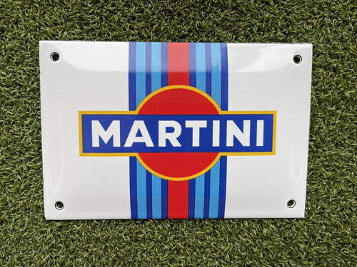 Martini enamel metal sign - ,