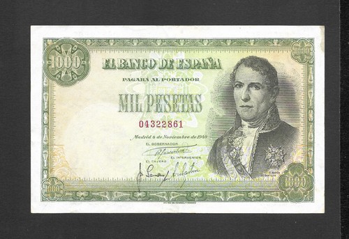 1000 pesetas 1949 sin serie - 1949,