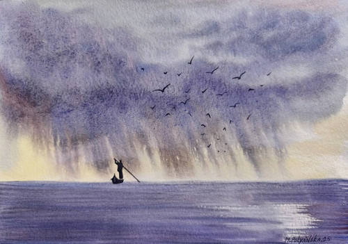 Lonely fisherman boat opera - boat,