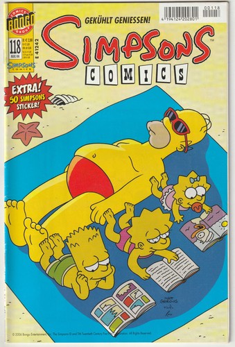 Simpsons comics 118 senza - comics, #118