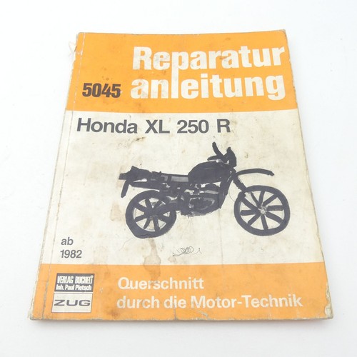 Honda 250 manuale - xl, r