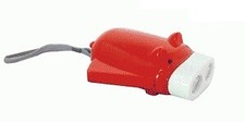 LED Dynamo Flashlight - RED