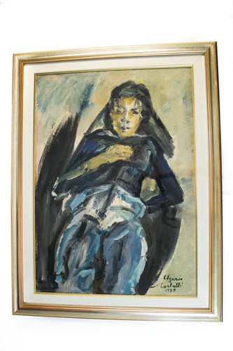 Dipinto olio tela ritratto - olio,