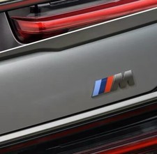 2 x Stemma Laterale BMW  M Sport 3D 45x15 mm per BMW adesivo logo fregio badge