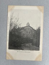 m) Cartolina formato piccolo Pianezza Torino chiesa San Pietro 1901