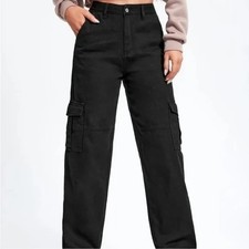 NWT Zara Black Straight Leg