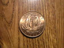 GRAN BRETAGNA 1/2 PENNY 1966