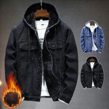 Giubbotto uomo invernale denim