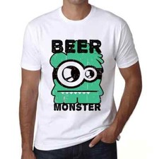 Uomo Maglietta Mostro Della Birra – Beer Monster – T-shirt Stampa Grafica