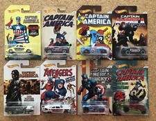 Hot Wheels Captain America Set