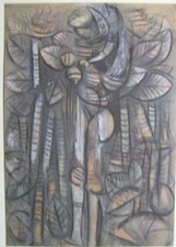WIFREDO LAM  - Carton d