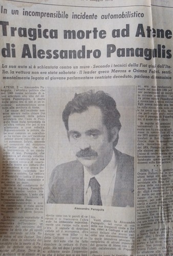 Alessandro panagulis morte - alessandro,