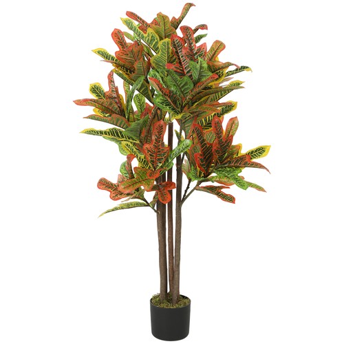 Homcom pianta finta croton - homcom,