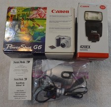 CANON POWERSHOT G6 & 420