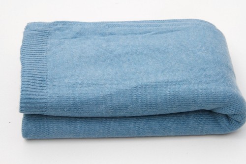 Scialle cashmere blu oceano - in,