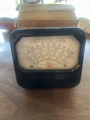 Vintage weston voltmetro - vintage,
