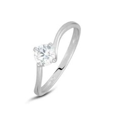 Anello Solitario Zircone