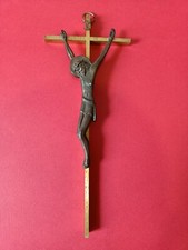 Crocifisso in ottone e metallo