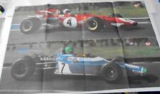 COLLEZIONE POSTER- FORMULA 1-FERRARI 312B C.REGAZZONI-MATRA SIMCA MS 120