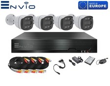 Kit di videosorveglianza ENVIO  con 4 telecamere 8MP AESS-KIT4CHBFP60H800L-WHDD
