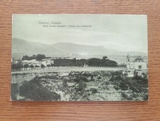 CARTOLINA TERMINI IMERESE 1908 - VIALE IANNELLI E CHIESA S. GIOVANNI  FP-BN-VG 