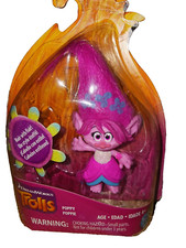 HASBRO DREAMWORKS TROLL POPPY FASHION HAIR 4"
